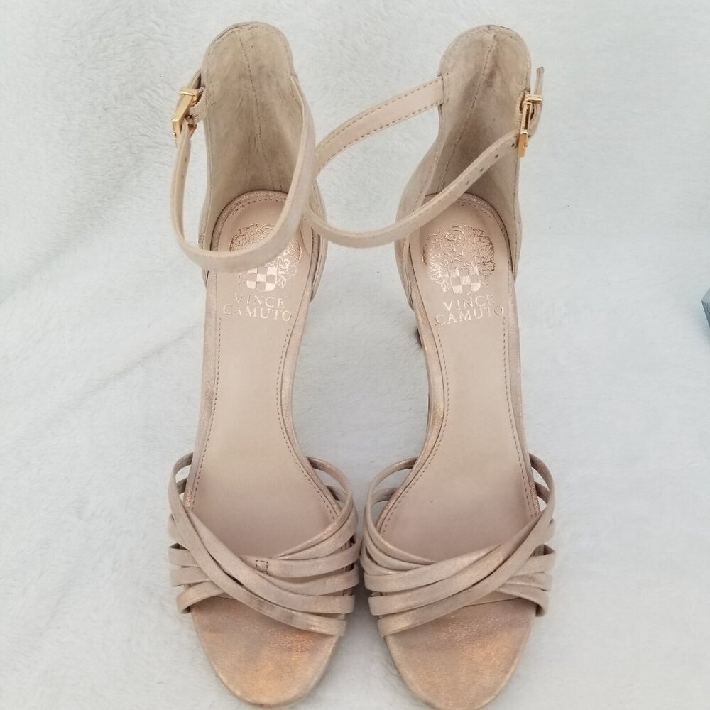 ✅Vince Camuto BERESTA High Heel Strappy Dress Heels W/Ankle Strap Women's 7.5M - Picture 11 of 11
